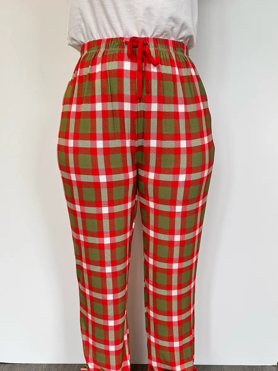 Traditional Plaid Pajama Pant