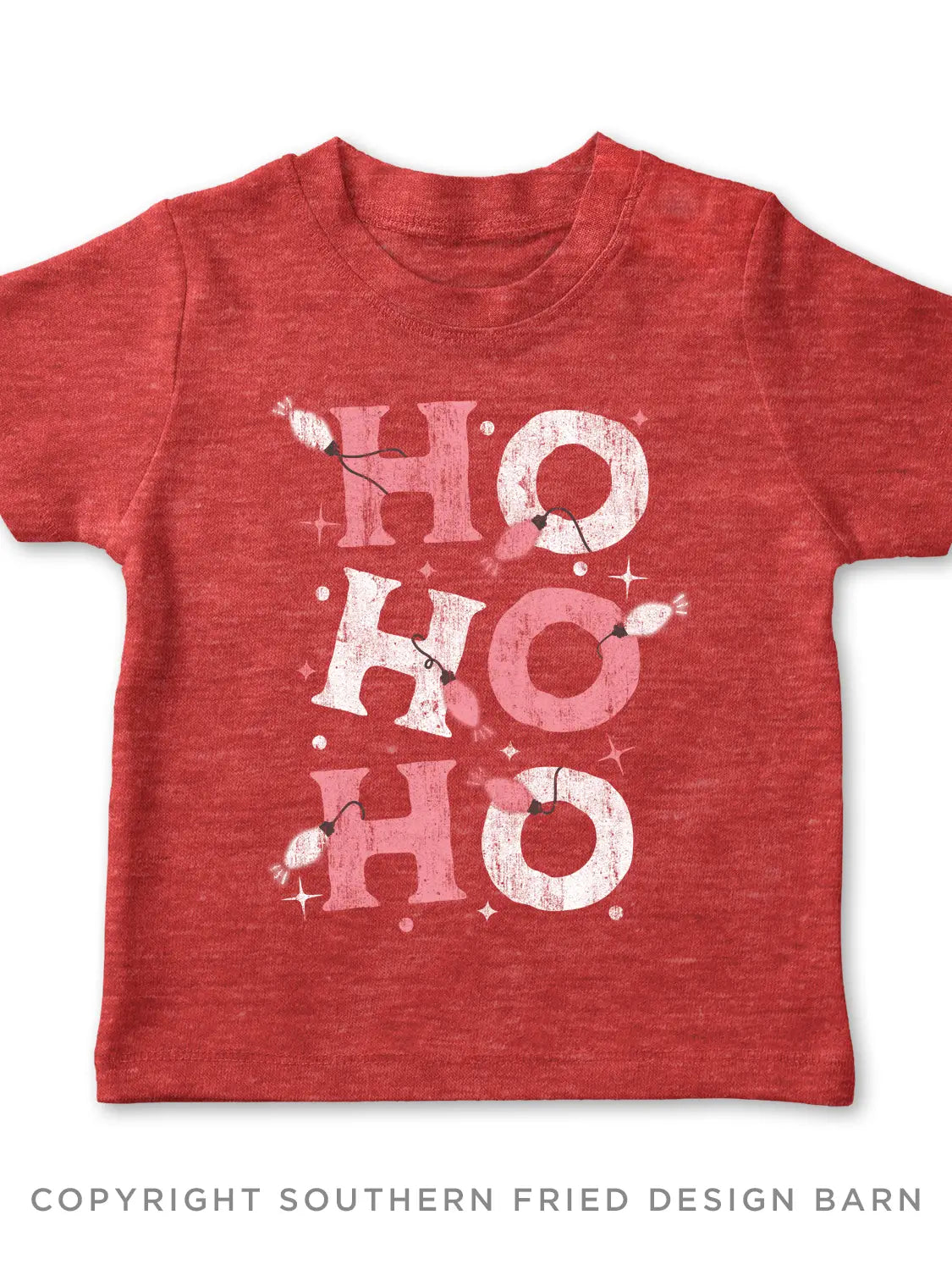 Ho Ho Ho Lightbulbs Toddler Shirt