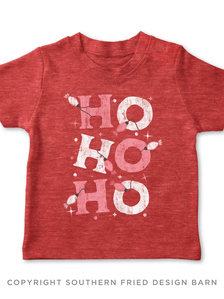 Ho Ho Ho Lightbulbs Toddler Shirt