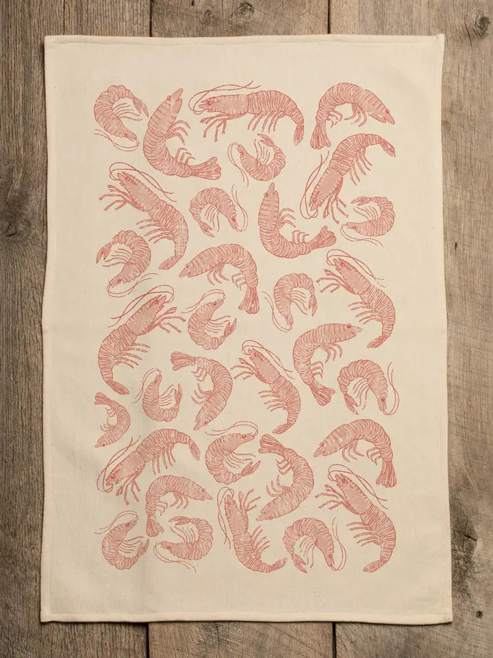 Shrimp Pattern- Kitchen Towel
