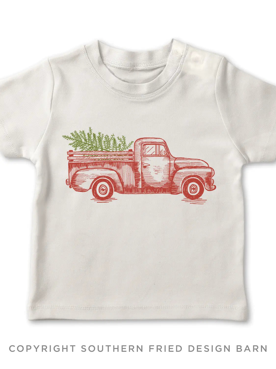 Red Truck Toddler Shirt