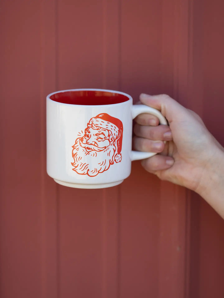 Winking Santa  - Diner Mug