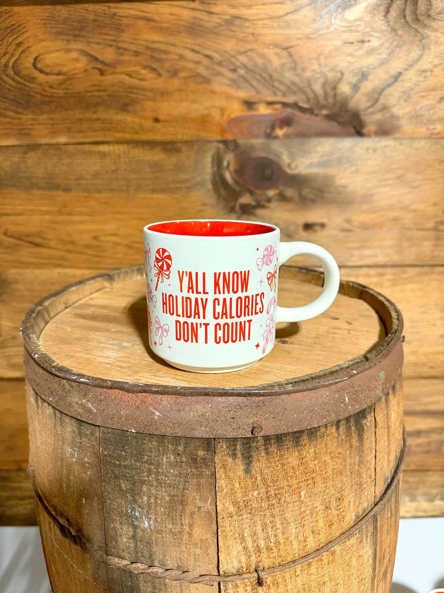 Y'all Know Holiday Calories Don't Count  - Diner Mug
