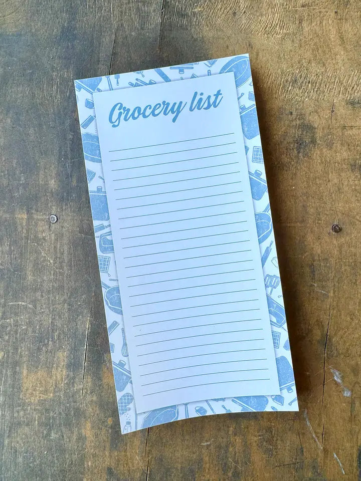 Grocery List Notepad