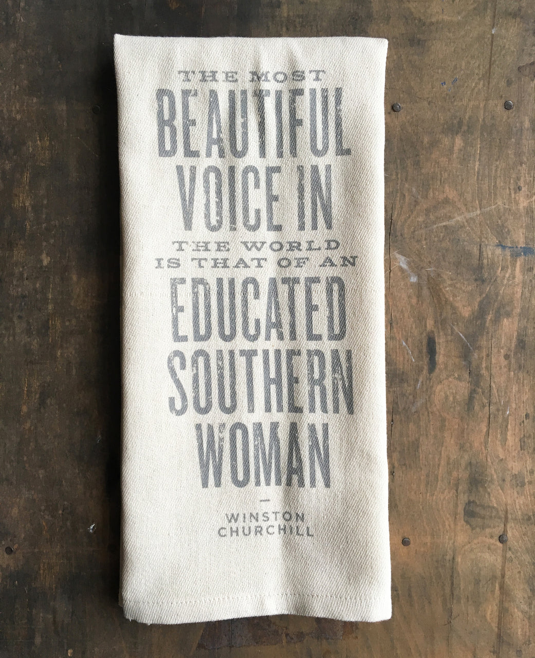 The Most Beautiful Voice In The World Kitchen Towel