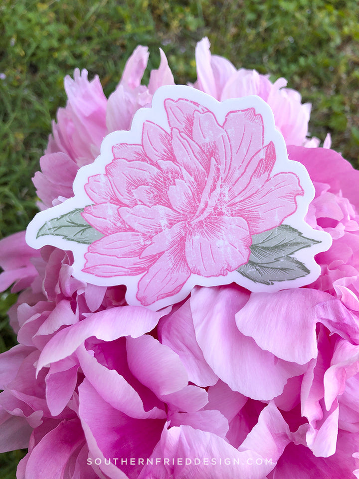 Peony - Sticker