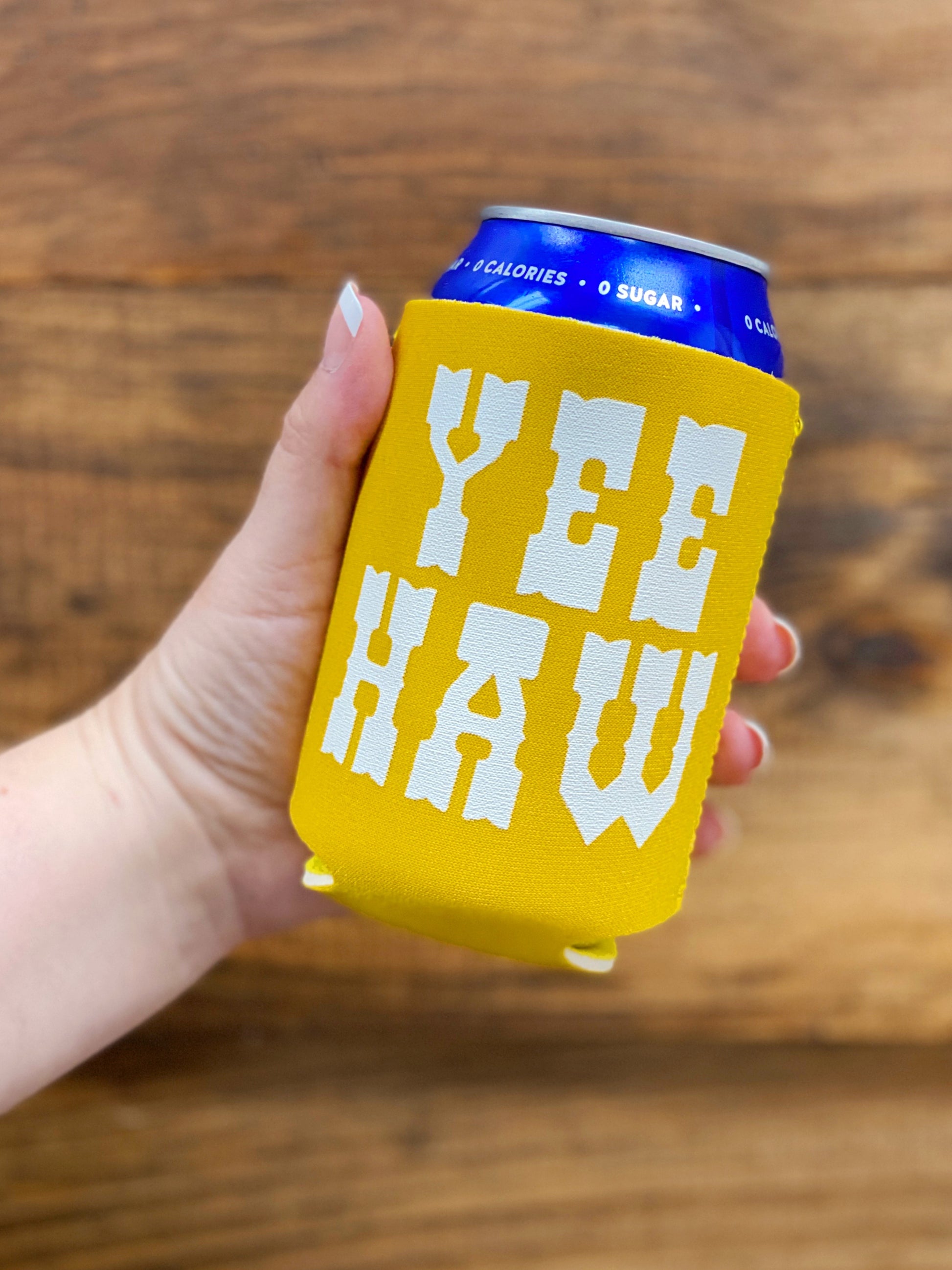 Yeehaw (Yellow/White) - Coozie