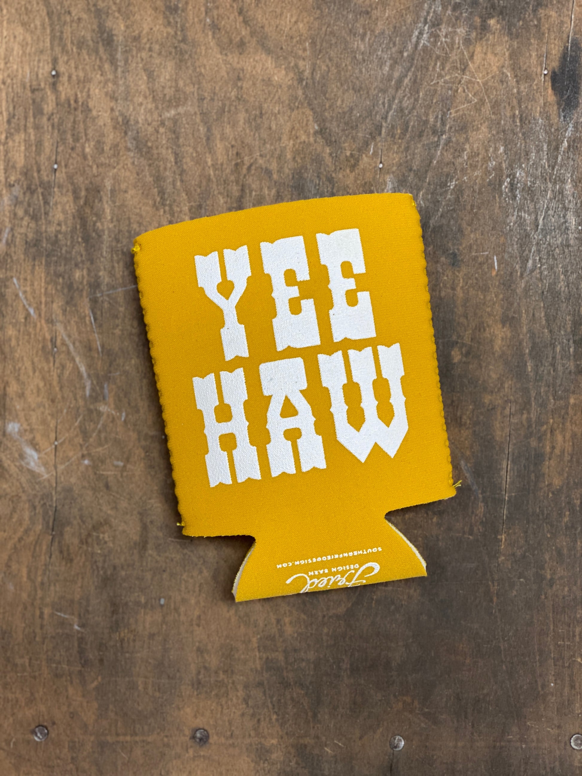 Yeehaw (Yellow/White) - Coozie
