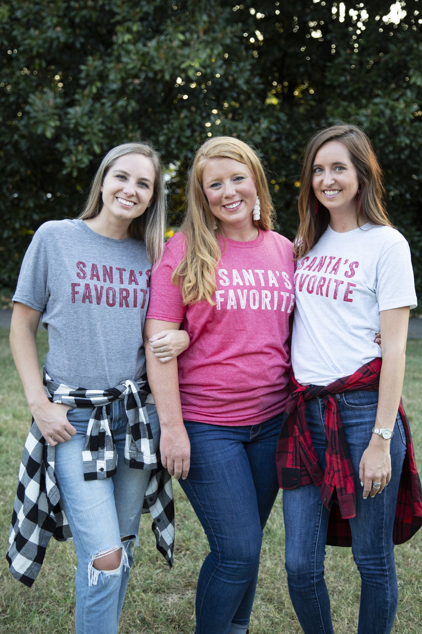 Santa's Favorite Grey Shirt