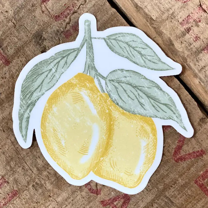 Lemon Store Sticker Lemon - Sticker – Southern Fried Design Barn