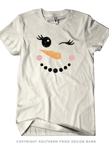 Snowman Face- Shirt