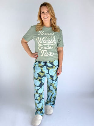 Know Your Worth & Add Tax Shirt