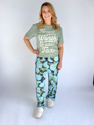 Hydrangea Pajama Pant
