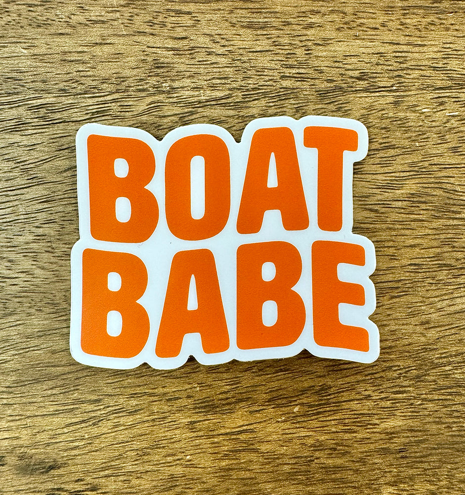 Boat Babe Sticker