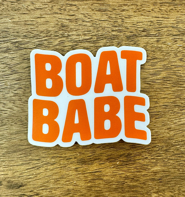 Boat Babe Sticker