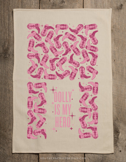 Dolly Is My Hero- Kitchen Towel