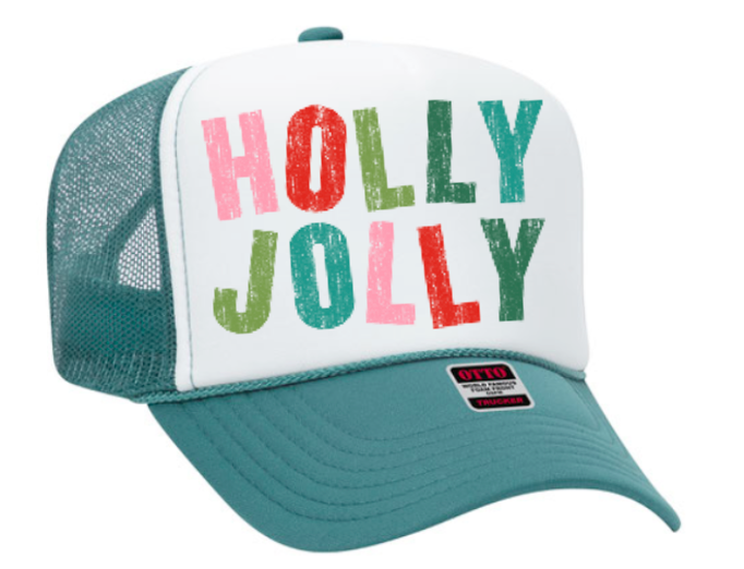 Holly Jolly-Trucker Hat