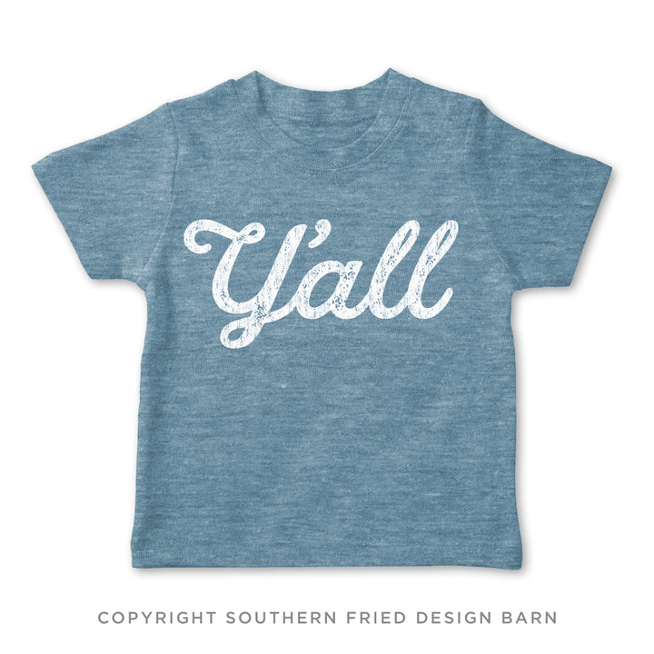 Y'all Blue Toddler Shirt