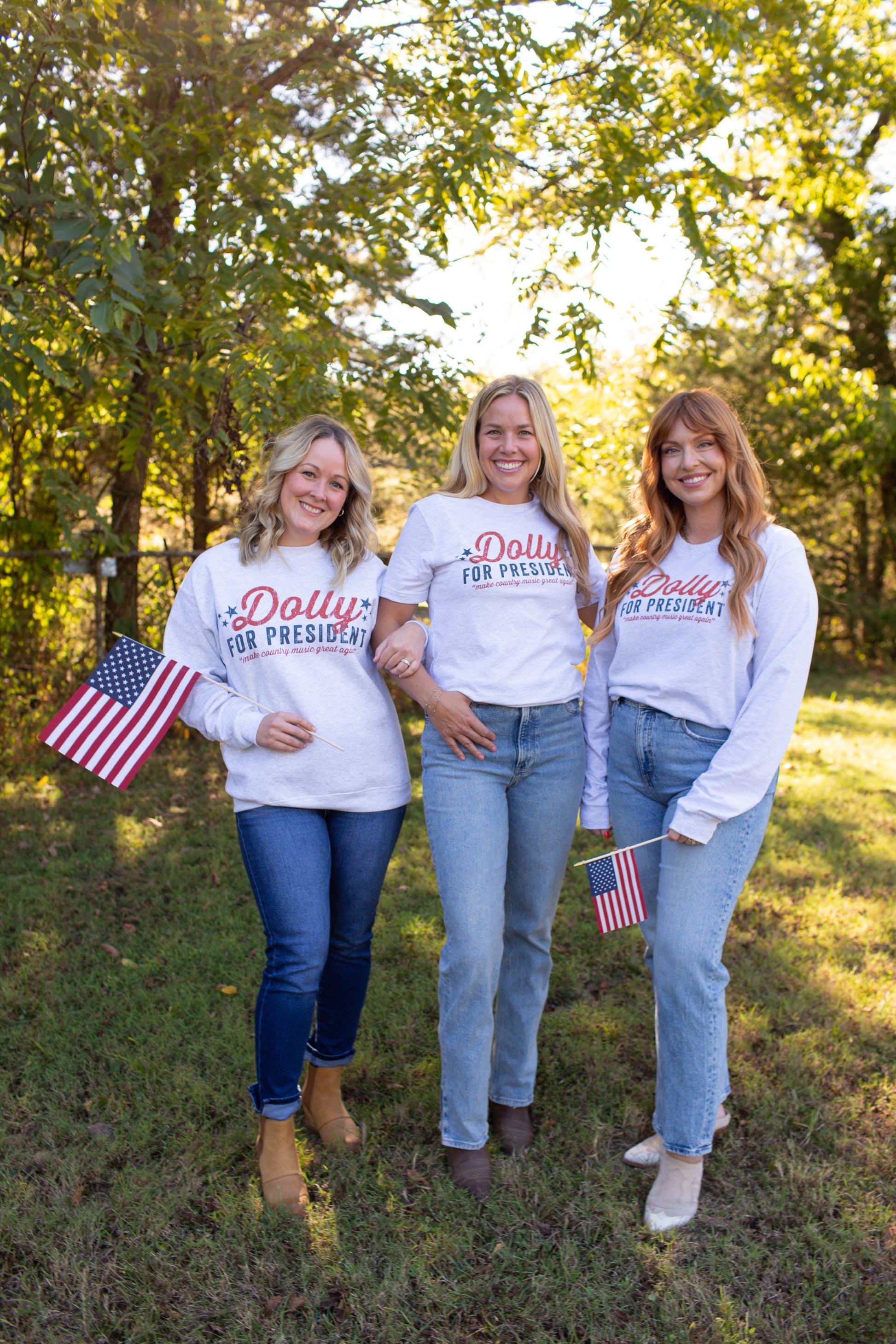 Dolly For President Long Sleeve Shirt