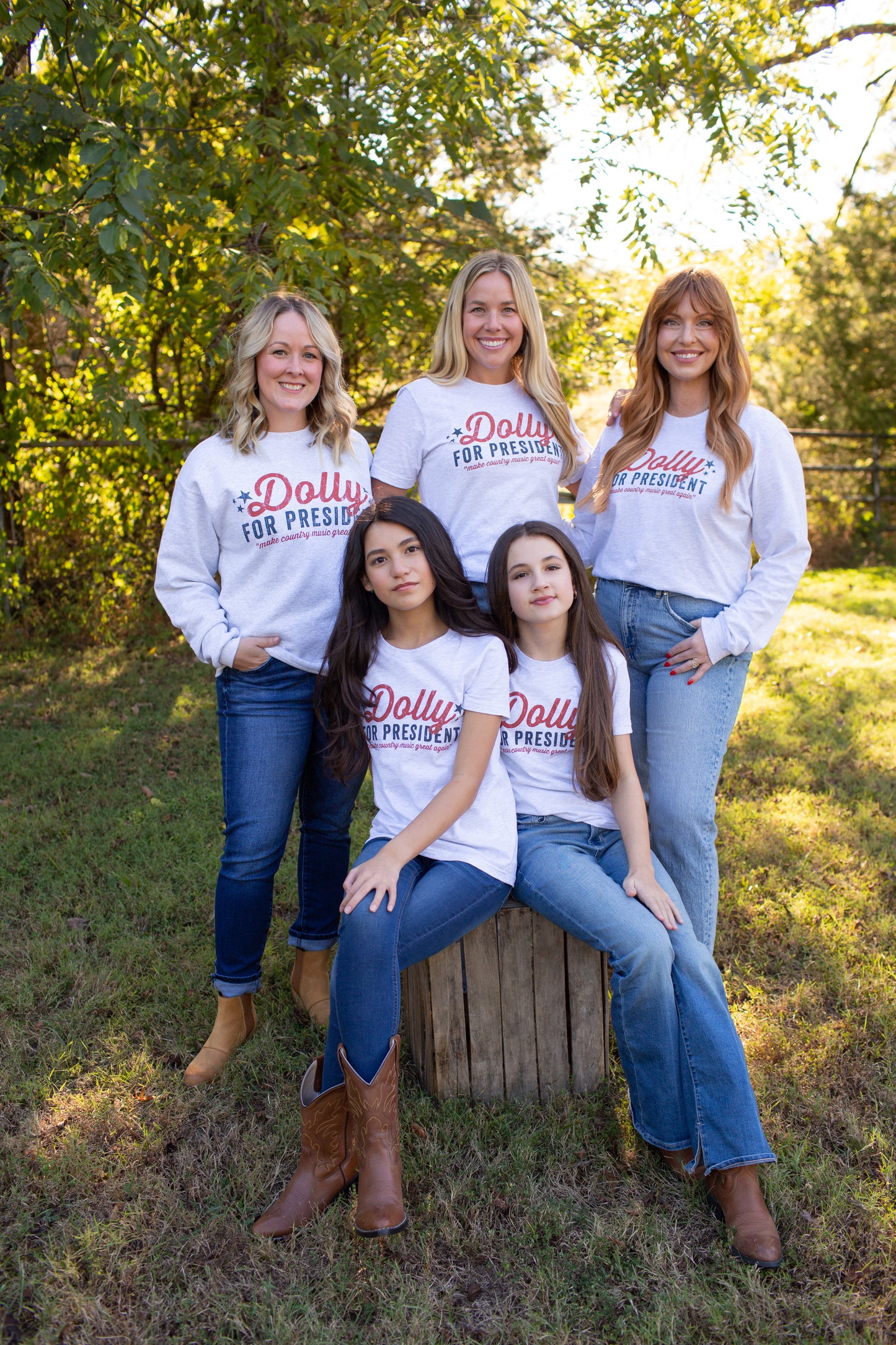 Dolly For President Long Sleeve Shirt