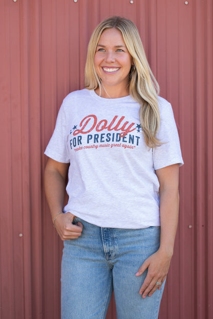 Dolly for President - ADULT - Heather White
