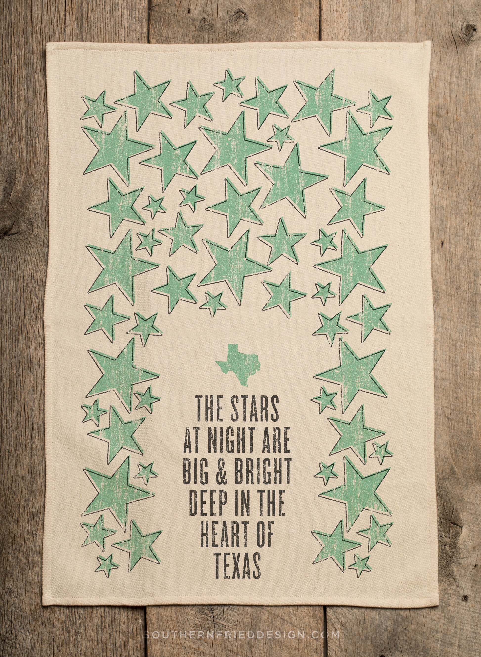 The Stars at Night Are Big and Bright... Kitchen Towel