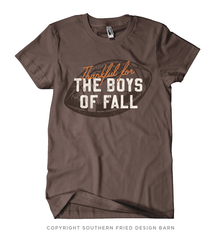 Thankful For The Boys Of Fall Shirt