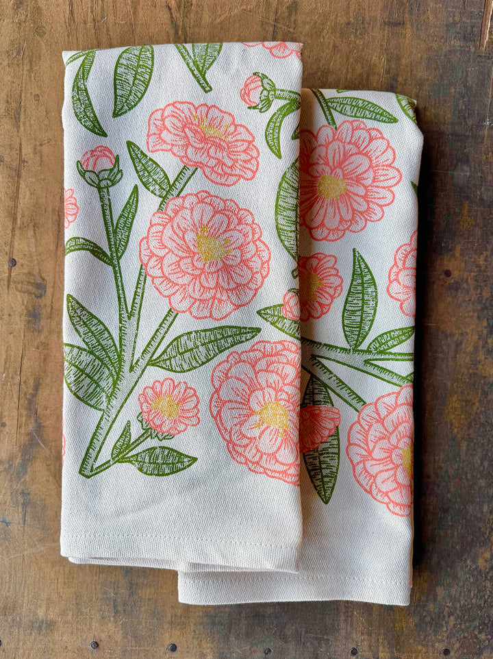 Zinnias Kitchen Towel