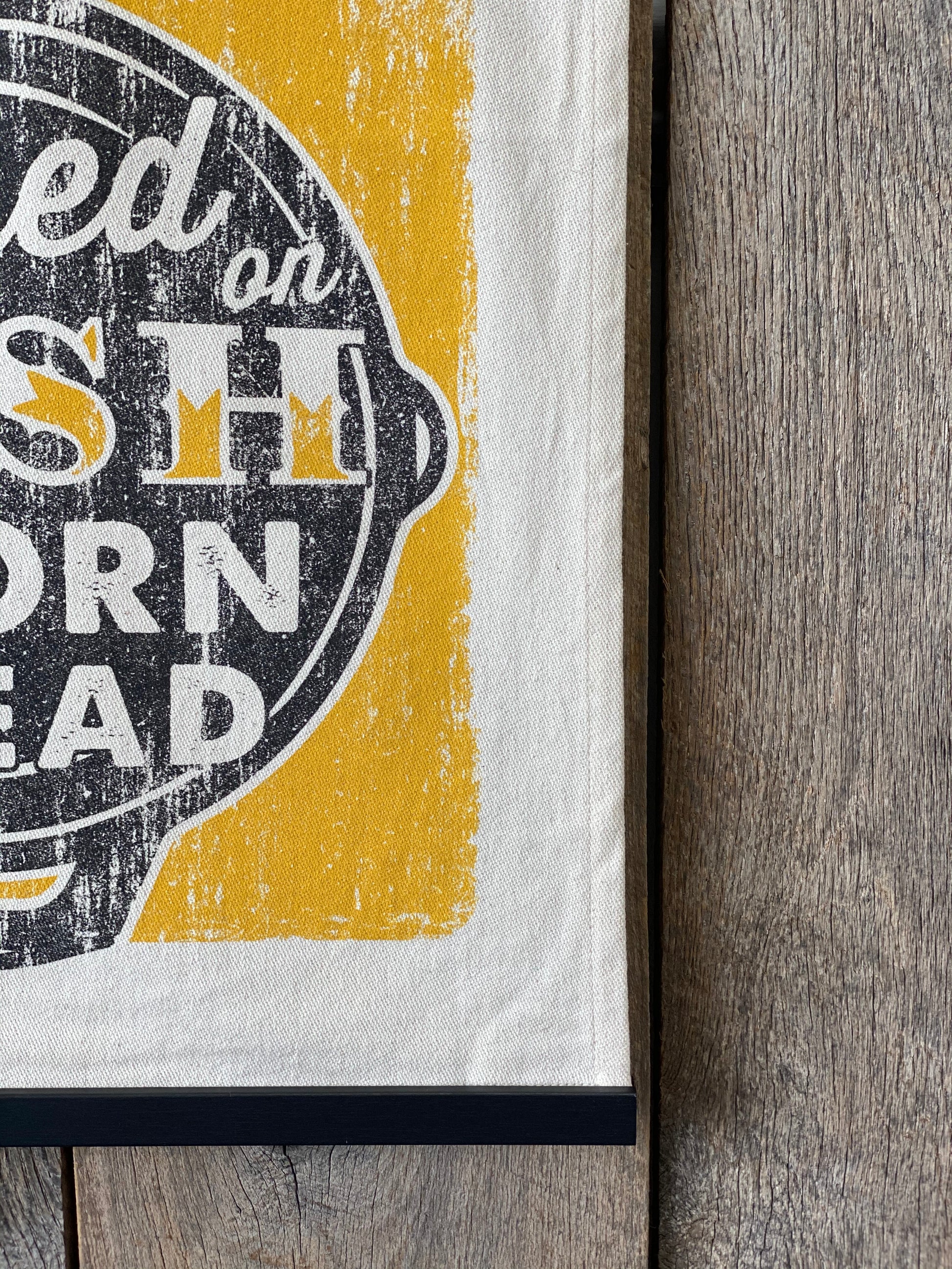 Raised on Cash and Cornbread - Kitchen Towel