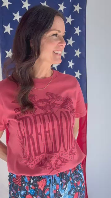 Freedom Mid Length Crop Shirt