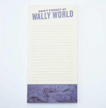 Don't Forget at Wally World Notepad