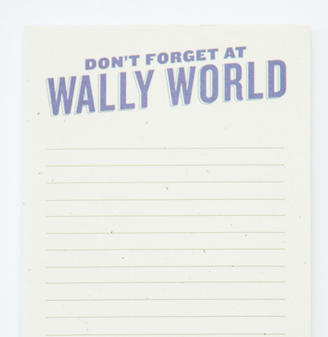 Don't Forget at Wally World Notepad